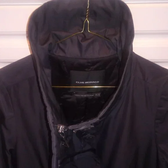 CLUB MONACO Stylish Navy Coat - Picture 3 of 4